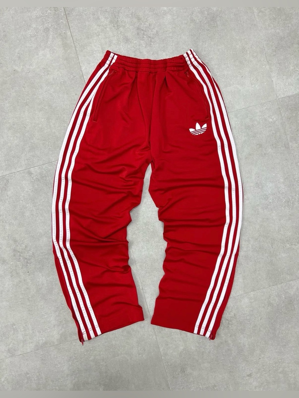 adidas Originals [S] Men’s Firebird Tracksuit (Jacket+Pants) Red IJ7060/KD8319 - Picture 10 of 12